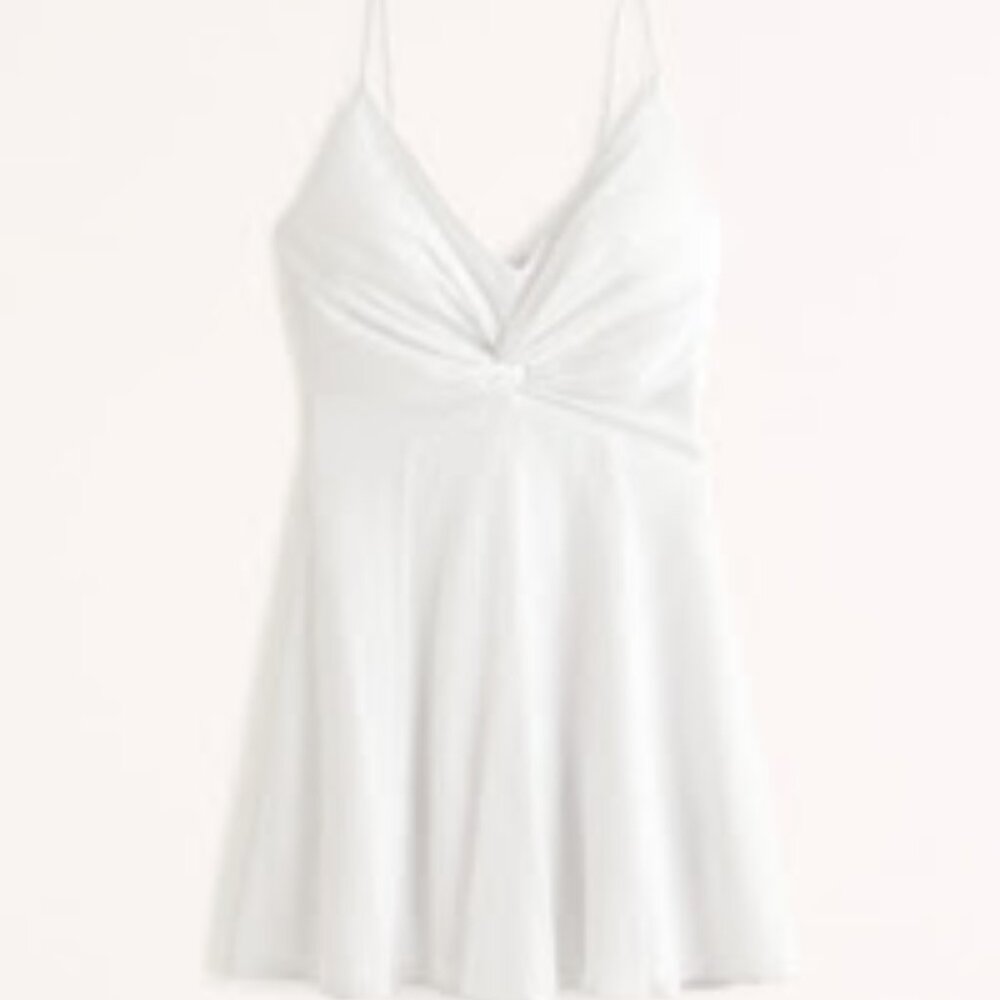 Abercrombie & Fitch: Women's Crinkle Textured Twist-Front Mini Dress